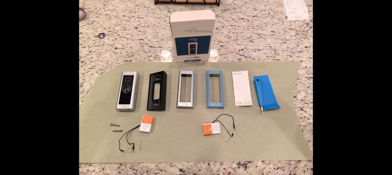 Used Ring Wired Doorbell Pro With 3D Motion Detection EXTRA ACCESSORIES