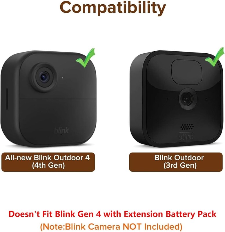 Strong Aluminum Wall Mount for Blink Outdoor - Tilt & Rotate For Perfect Views gallery