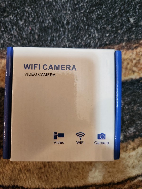Wi-Fi IP Surveillance Camera Indoor Black USB Powered Network