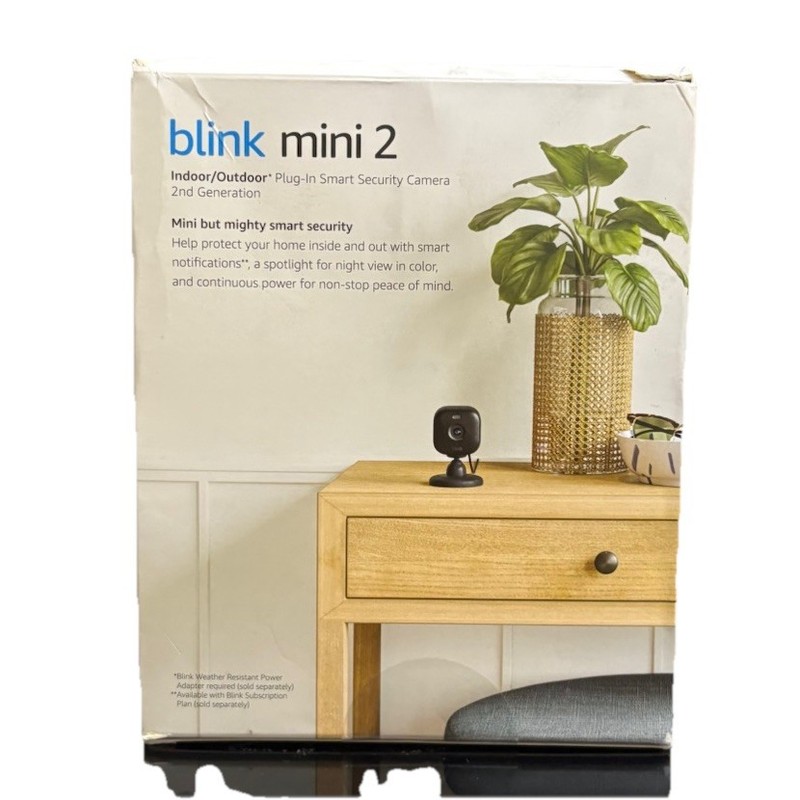Blink Mini 2 1080p Wi-Fi Indoor Security Camera - Black, Pack of 2 - Newest Gen gallery