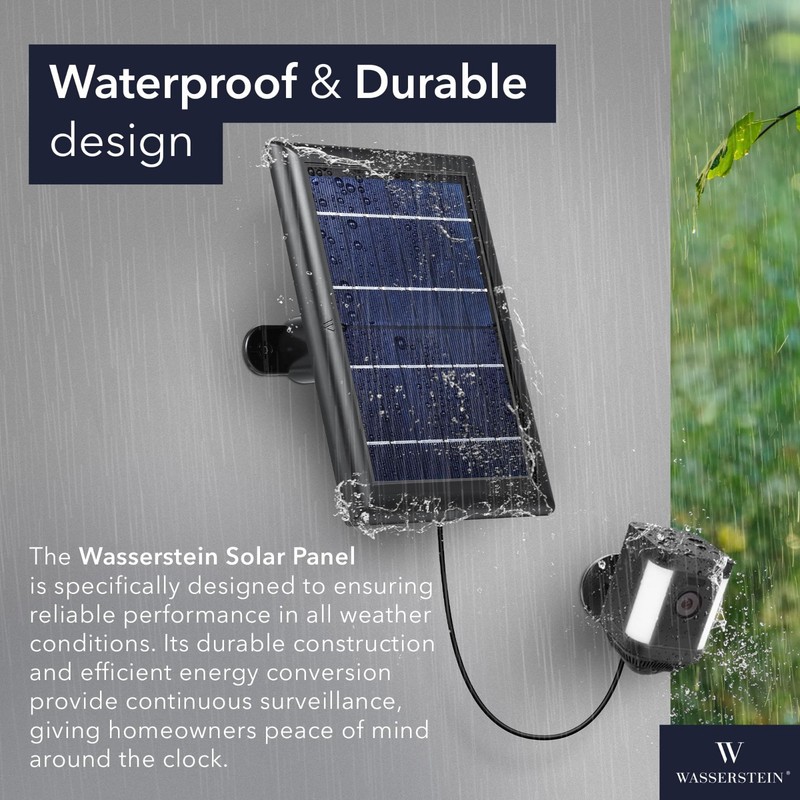 Solar Panel for Ring Spotlight & Stick Up Cam - Continuous Power Supply (2-Pack) gallery