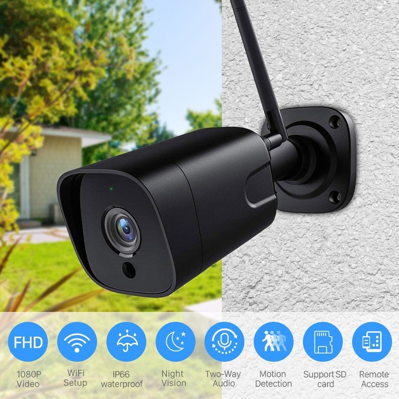 5MP Wireless IP Camera Outdoor 1080P CCTV IR Night Vision Wifi Security Camera gallery