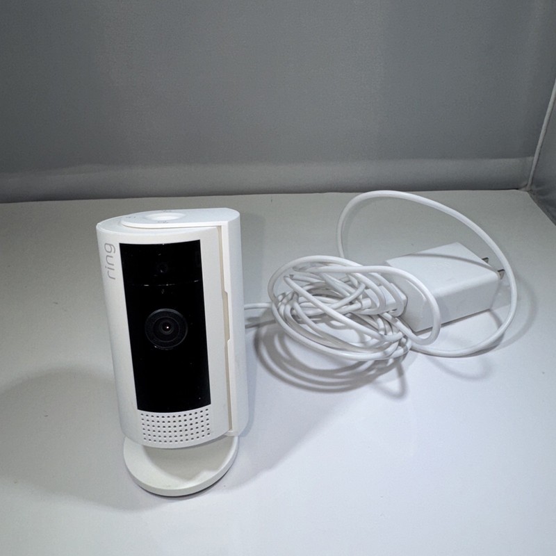Ring Indoor Cam /1080p Wired HD Wi-Fi Security Camera 5F72E9 White