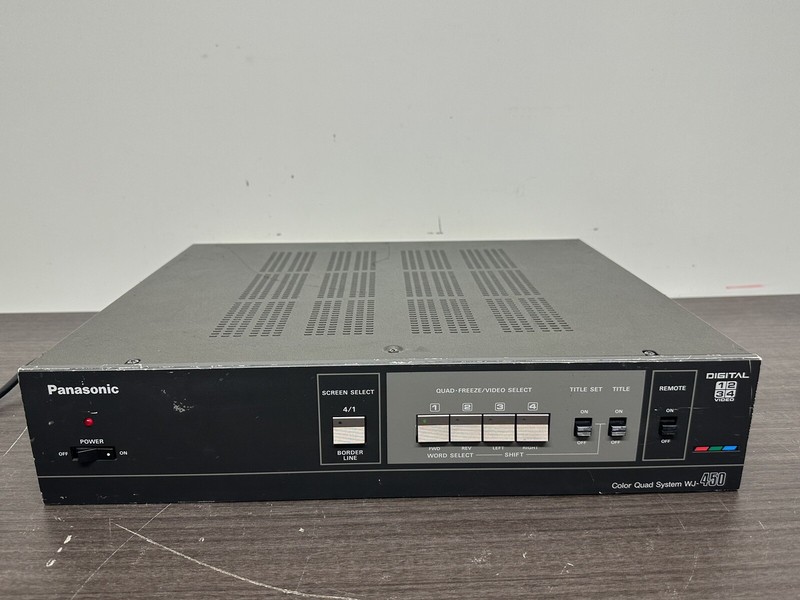 Panasonic WJ-450 Color Quad System – F2
