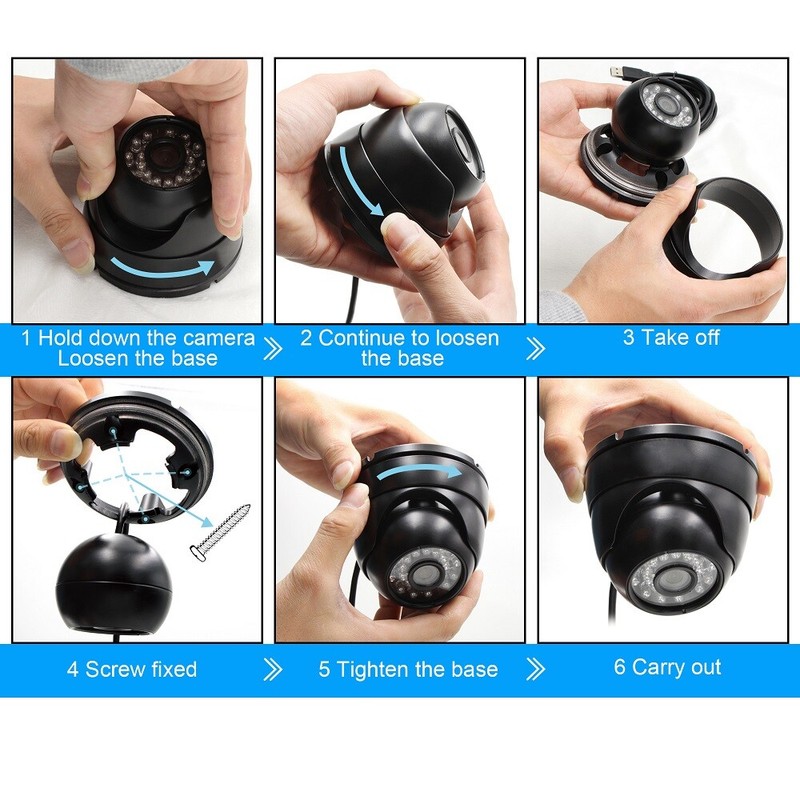 720P Waterproof USB Security Camera w/ 6mm Lens IR Night Vision H.264 Webcamera gallery