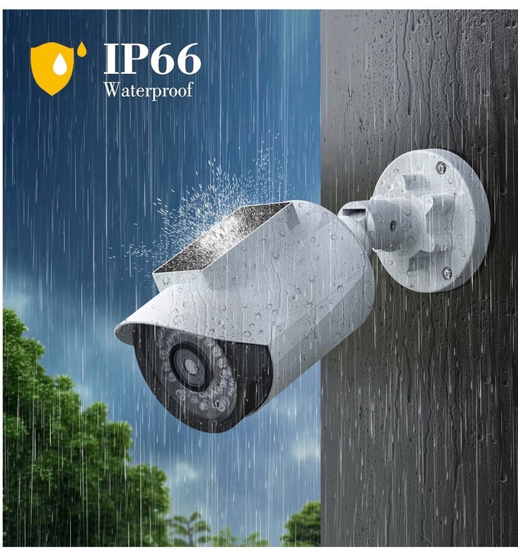 security camera-fake solar (White 2Pack,Battery not Included) gallery