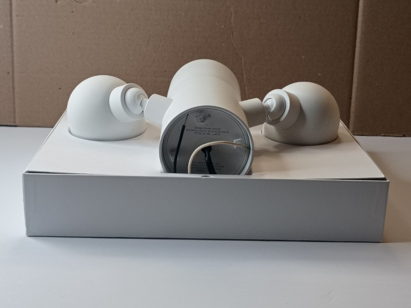 NEW! Google Nest Cam with Floodlight (Wired) Outdoor Smart Home Security Camera gallery