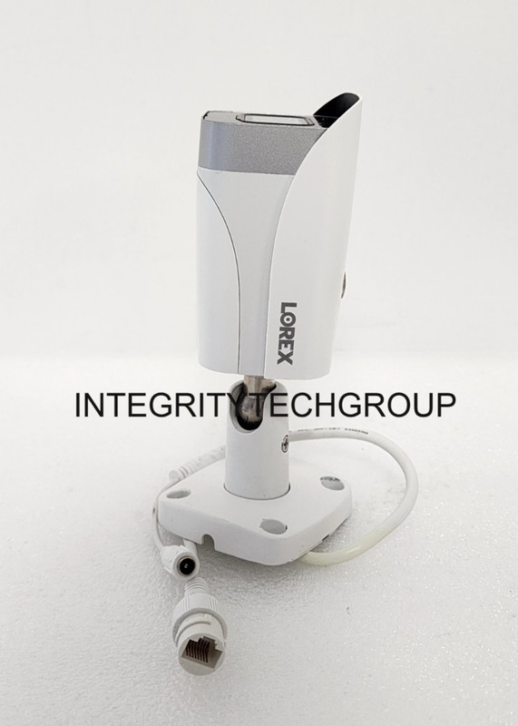 Lorex E841CA-E 4K Ultra HD IP Security Bullet Camera Color Night Vision White