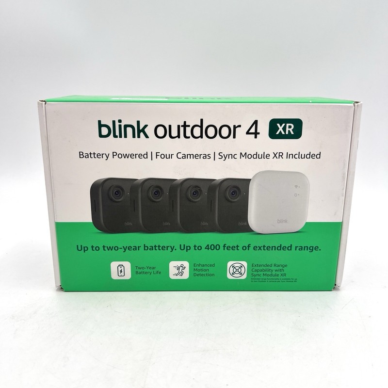 Blink Outdoor 4 Sync Module XR HD Smart Security Wireless – 4 Camera System