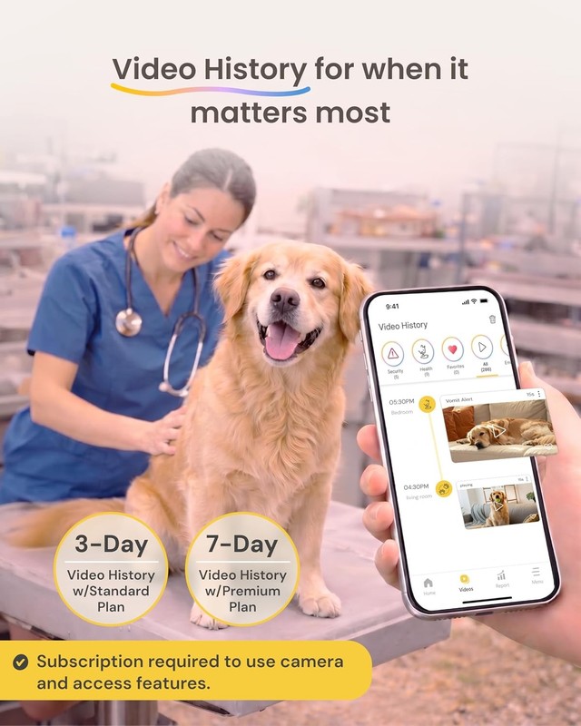 Mini Pet Camera [Subscription Required] Unlock Camera w/Paid Plan Home Security gallery