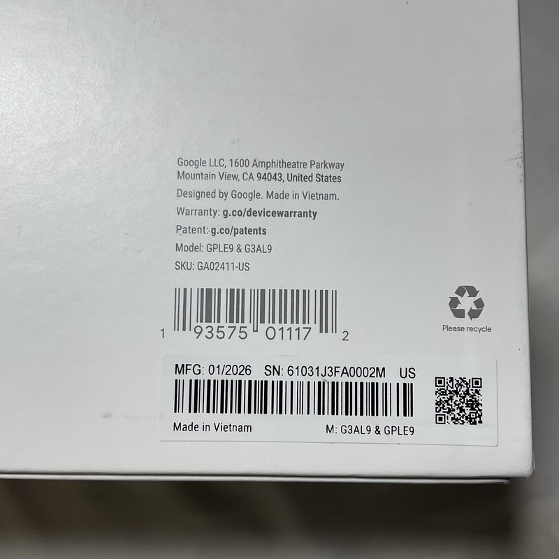 Brand New Google Nest Cam with Floodlight Outdoor/Wired Snow - (Stained Box) G1 gallery