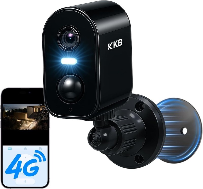 Battery-Powered 4G LTE Camera with Night Vision & Two-Way Audio - Outdoor/Indoor gallery