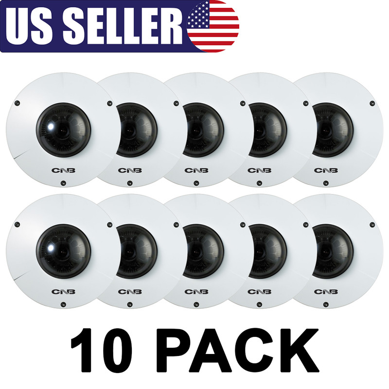2MP HD TVI 3.6MM Outdoor Security Camera Mini Vandal Dome CCTV AV21-0CH 10 Pack