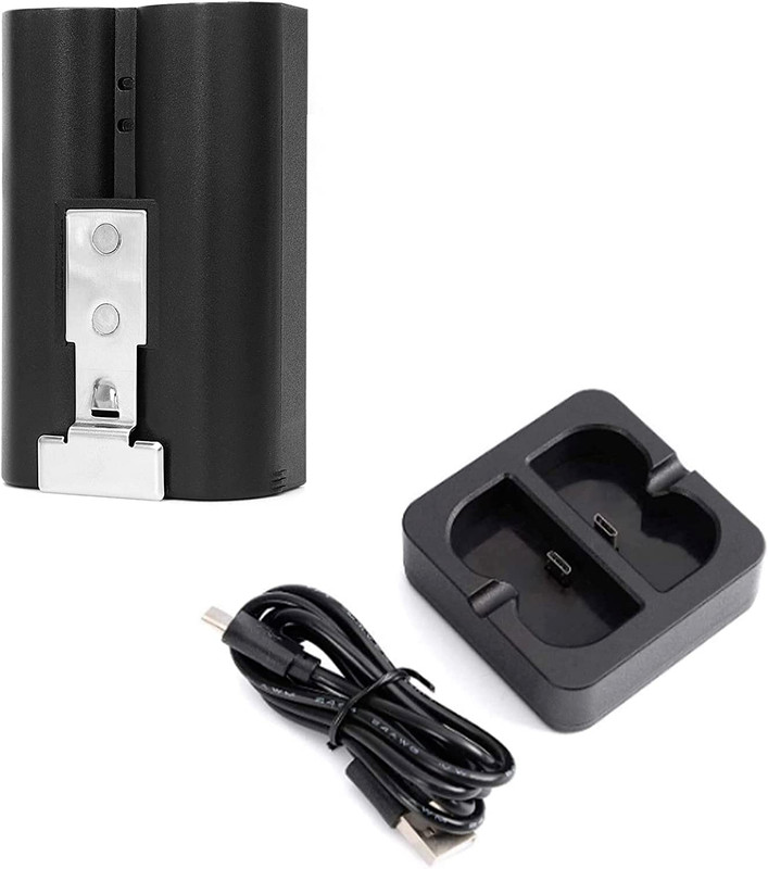 Replacement Battery with Charger Station for Ring-Doorbell Camera 1 and 2, Spotl