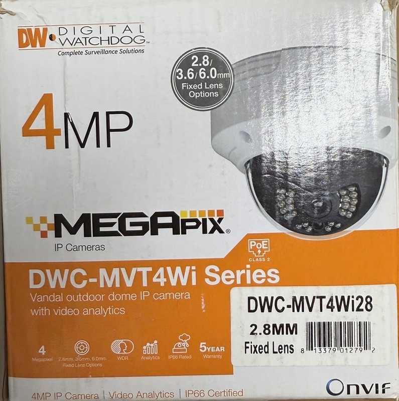 Digital Watchdog – IP Camera – 2.8mm Fixed – DWC-MVT4Wi28