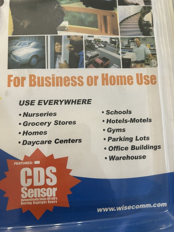 Wisecomm Color Day/Night Security Camera OC960 Night Vision-Audio DAMAGE BOX gallery