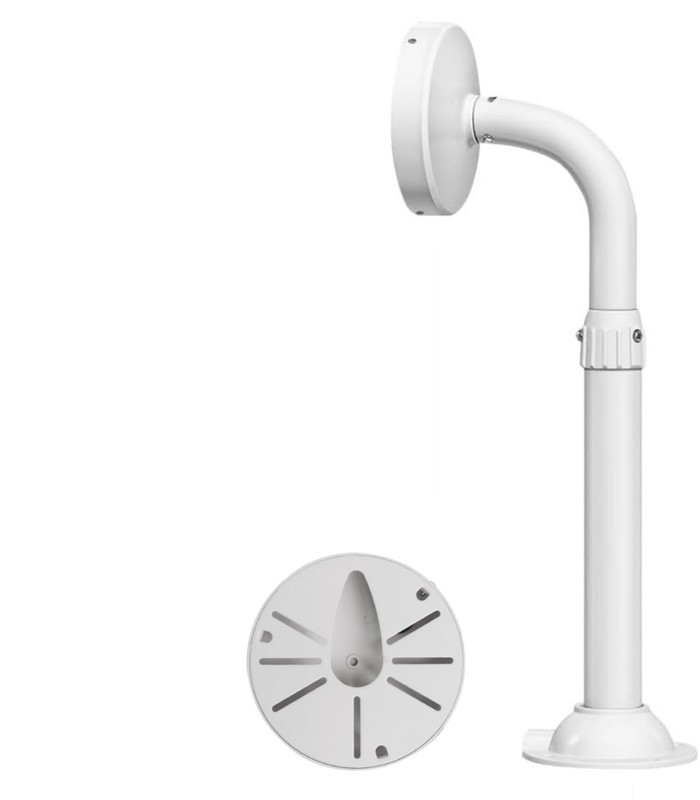 BeElion 11.8-23.6″ Telescopic Adjustable J-Shaped Mount – Wall & Ceiling Brac…