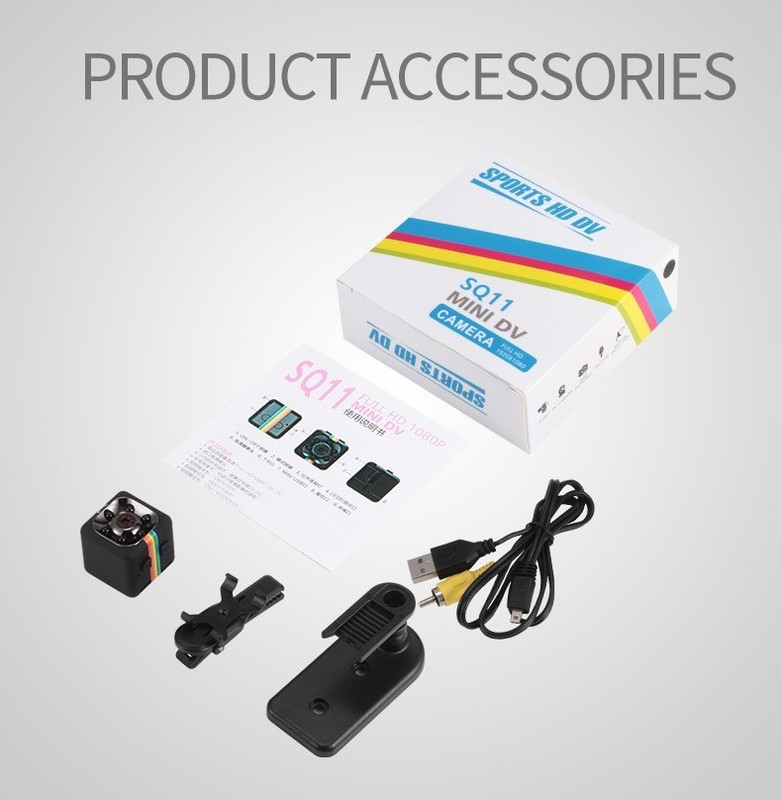 SQ11 Mini 1080P HD DV Camera Motion Detection Infrared Night Vision gallery