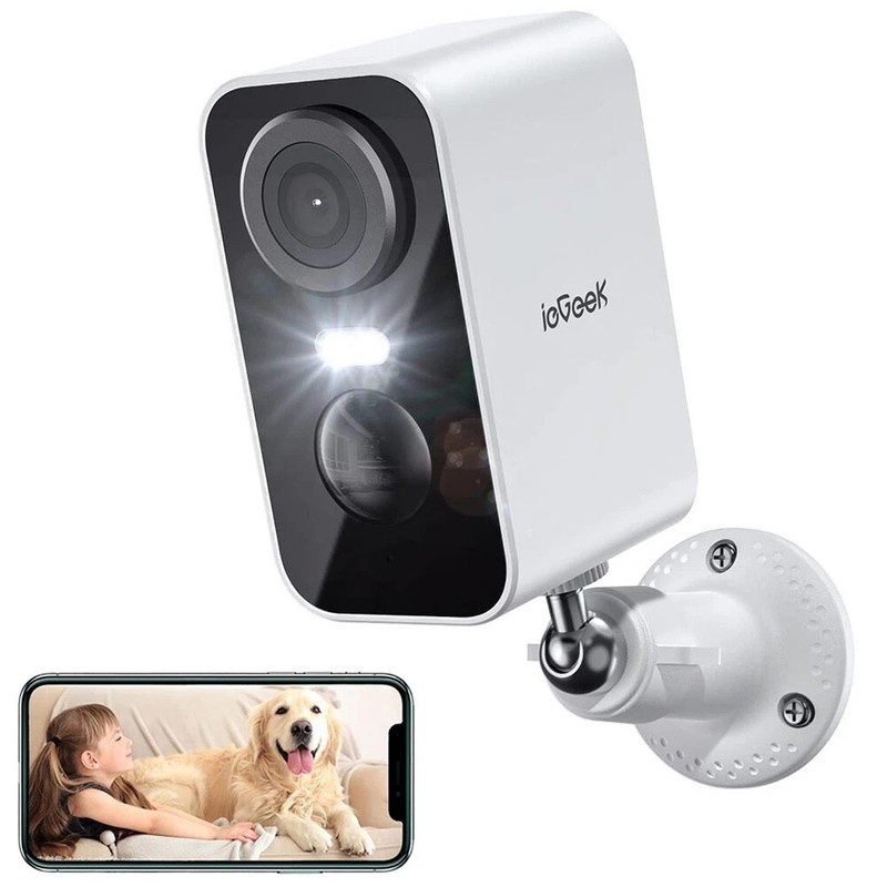 Security Camera Outdoor Battery Powered, 2K 3MP with Night Vision 2-Way Talk gallery