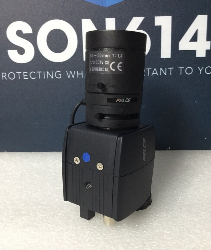 Pelco CCC1390H-6 Surveillance Color Camera W/ 530TVL 5-50mm WDR OSD D/N Tested! gallery