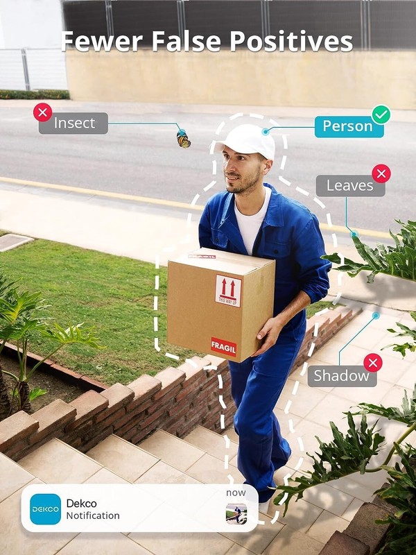 Outdoor Security Camera - 2K Pan Rotating 180° Wired WiFi Cameras for Home Se... gallery