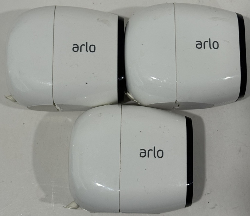 Lot Of 3 - Arlo Pro 720p VMC4030 HD Wireless Security Add ON Camera w/ Batteries gallery