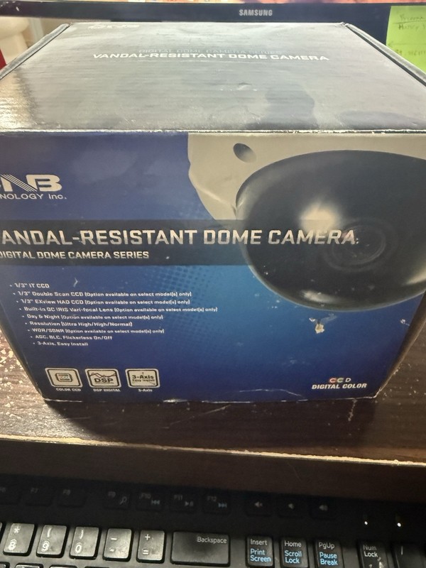 CNB V60VTS2 VANDAL RESISTANT Dome CAMERA