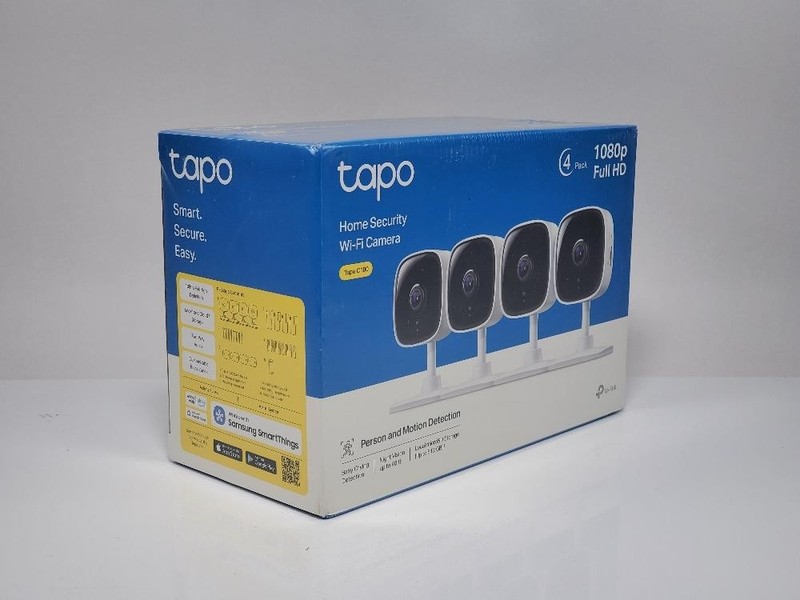 TP-Link Tapo C100 1080P Indoor Security Camera – Baby & Pet Monitor, 4-Pack gallery