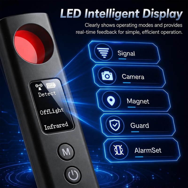 Hidden Camera Detector Bug Sweeper Wireless Signal Finder gallery
