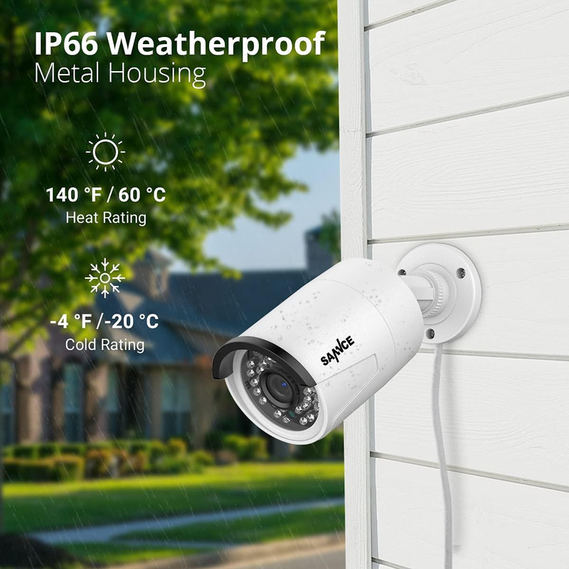 4K POE Security Camera System - 8CH 8MP NVR Recorder with 4PCS 5MP Outdoor Bulle gallery
