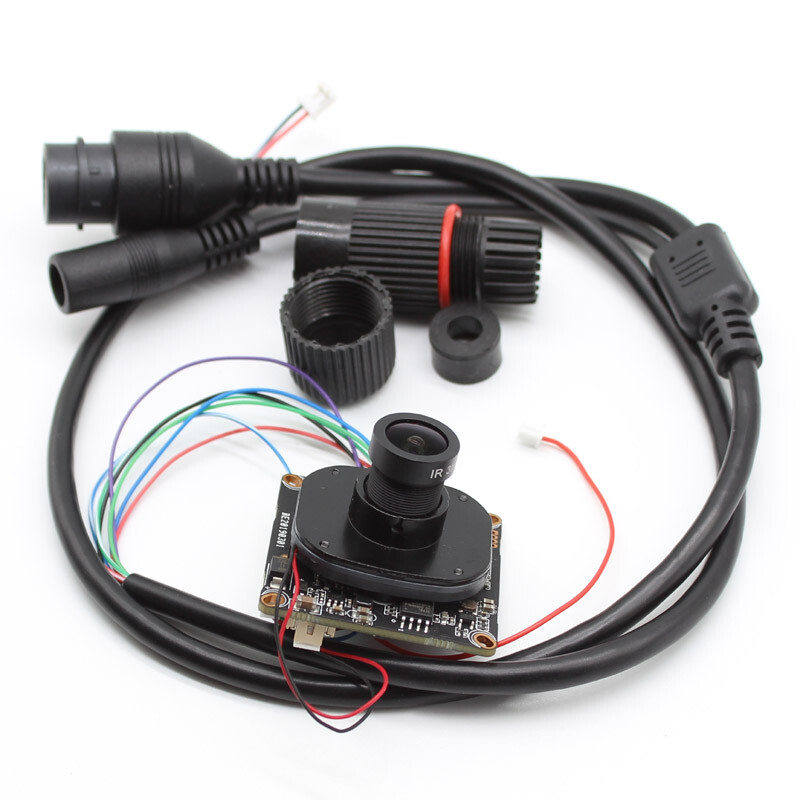 HD CCTV 4MP IP Camera Module Full Network Security IPC board H.265 ONVIF +lens gallery