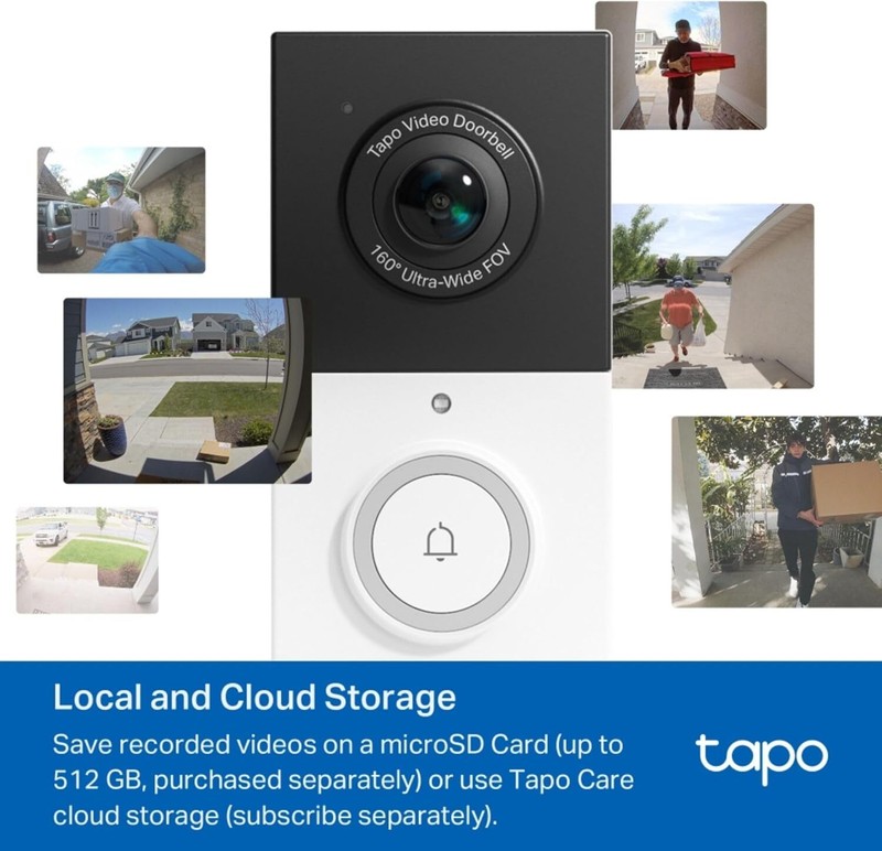 D210 Doorbell Camera Wireless 2K 3MP Ultra-Clear Doorbell Camera Battery Video gallery