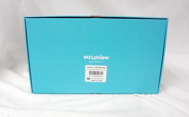 Set of 4 LaView Indoor/Outdoor 2K HD Smart Security Video Cameras w/ 2 Way Audio gallery