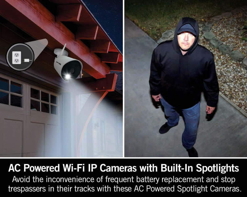 AC Powered 1080P HD Wi-Fi IP Indoor/Outdoor Camera with 100 Ft. of Night Vision, gallery