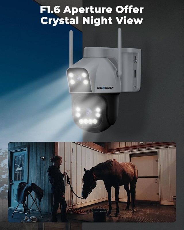 4G Solar Security Camera - Wireless Outdoor, 15600mAh, No WiFi, 24/7 Recording, gallery