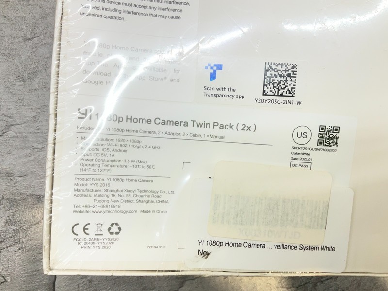 YI 2pc Security Home Camera Baby Monitor - sealed / new gallery