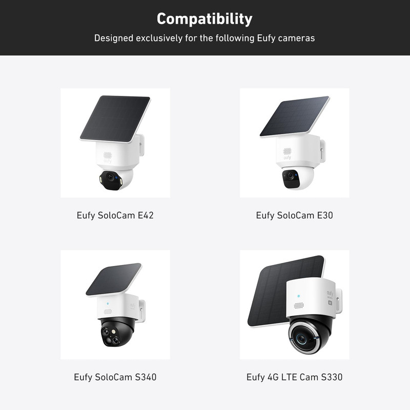 Vinyl Siding Mount for Eufy Solocam S340/E30/E42 and 4G LTE Cam S330 gallery