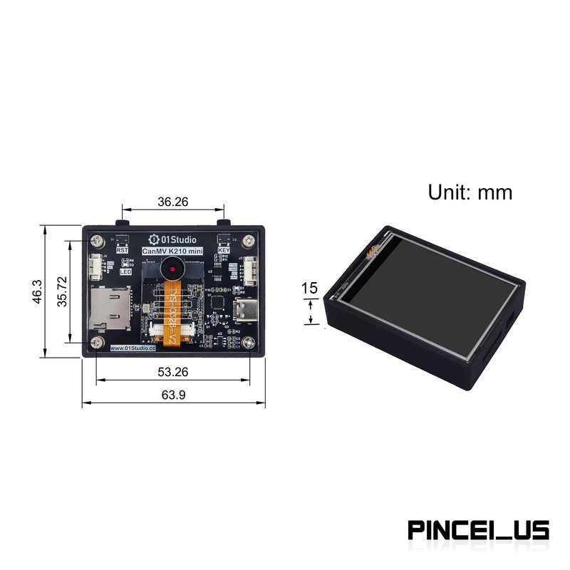 CanMV K210 Visual Recognition Module For AI for Python Development Board Kit gallery