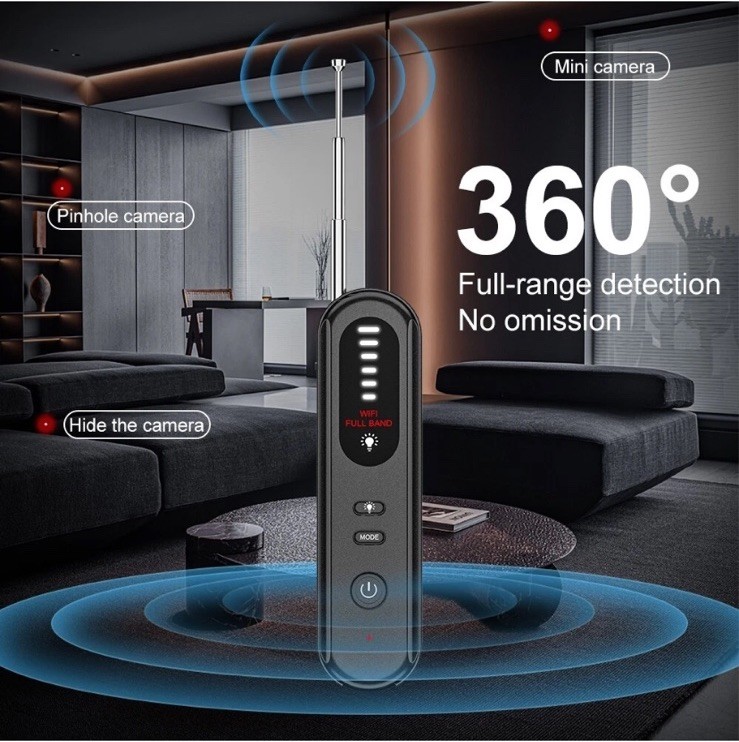 Hidden camera detector, portable wireless camera detector No wireless sign New gallery
