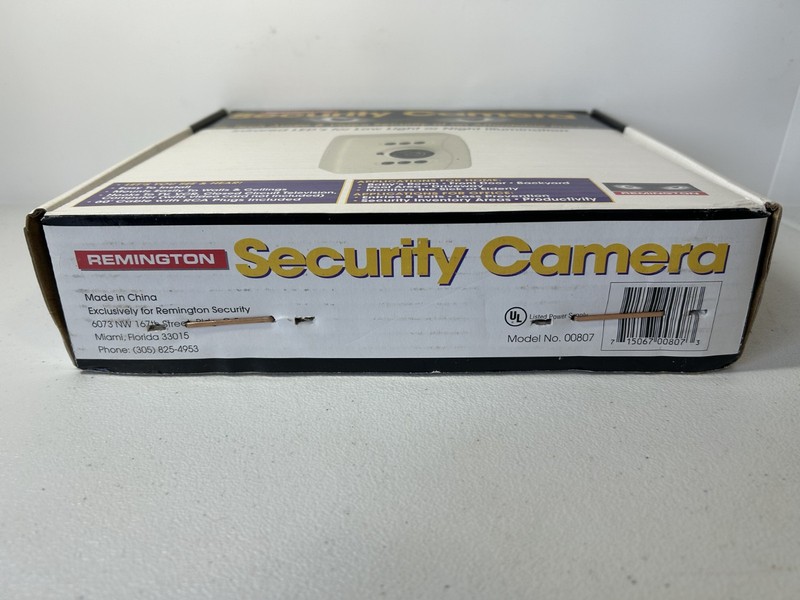 Remington Security Camera HiTech Audio & Video Security Indoor Outdoor Camera gallery