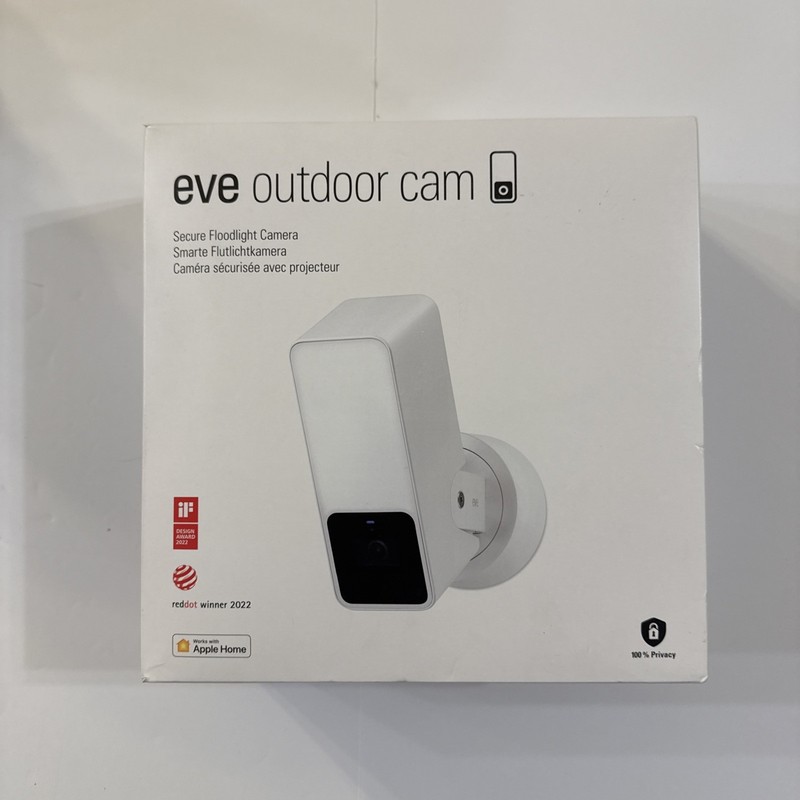 Eve Outdoor Cam Floodlight Security Camera 1080p HomeKit Night Vision NEW