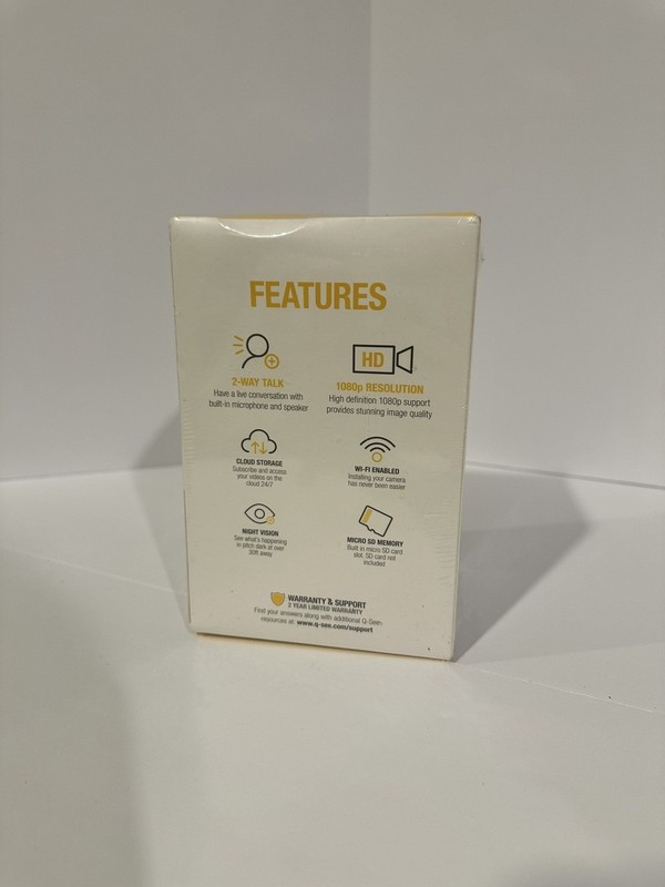 New Q-See QCW2MP Wi-fi 1080P Home Mini Cube Surveillance Camera W/ Night Vision gallery