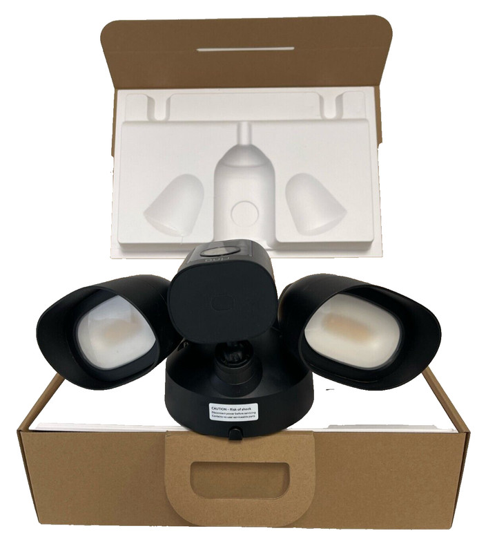 Ring Security Floodlight Cam Wired Pro (3rd gen) Black, Open Box gallery