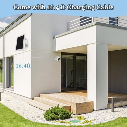 Ring Camera Solar Panel Charger,5W Solar Charger Compatible 2 Pack 5W White gallery