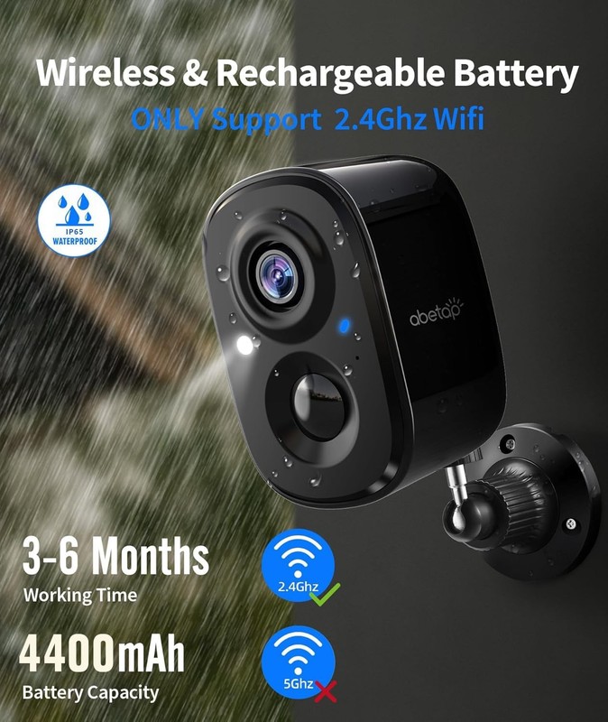 2K Wireless Security Cameras - Outdoor WiFi Security Cameras Color Night Visi... gallery