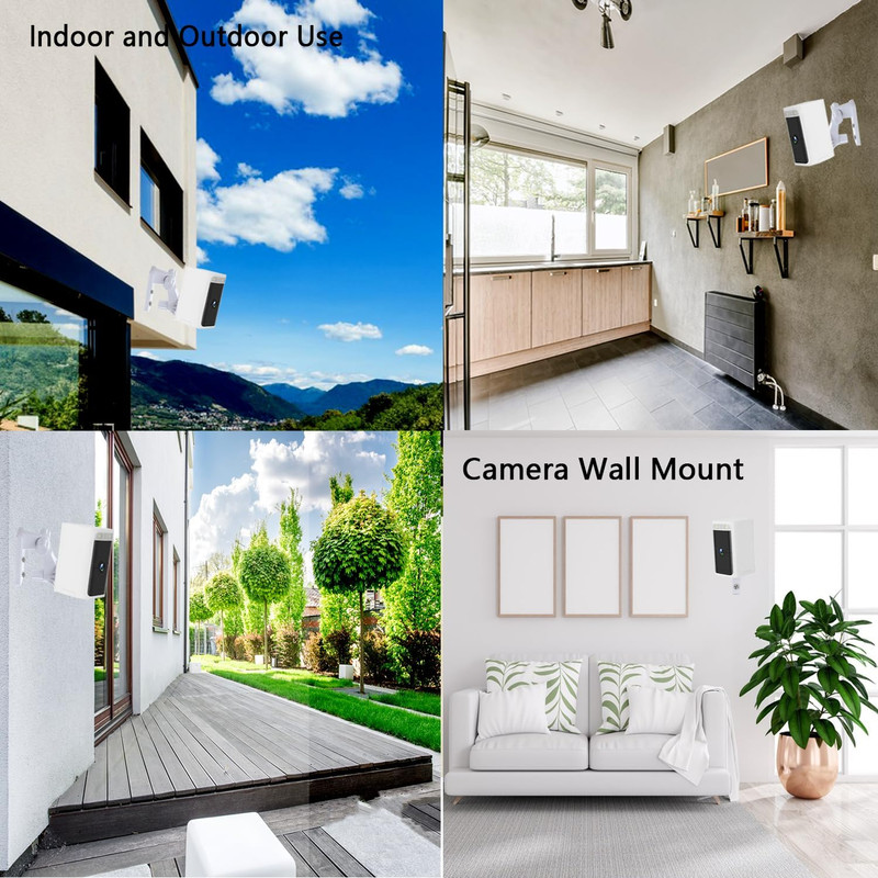 Camera Wall Mount Compatible with Wyze Battery Cam Pro, Wyze Cam Pan V3, Securit gallery