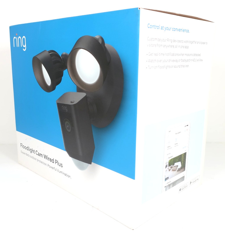 Ring Floodlight Cam Wired Plus Outdoor Full HD Surveillance Camera - Black New gallery