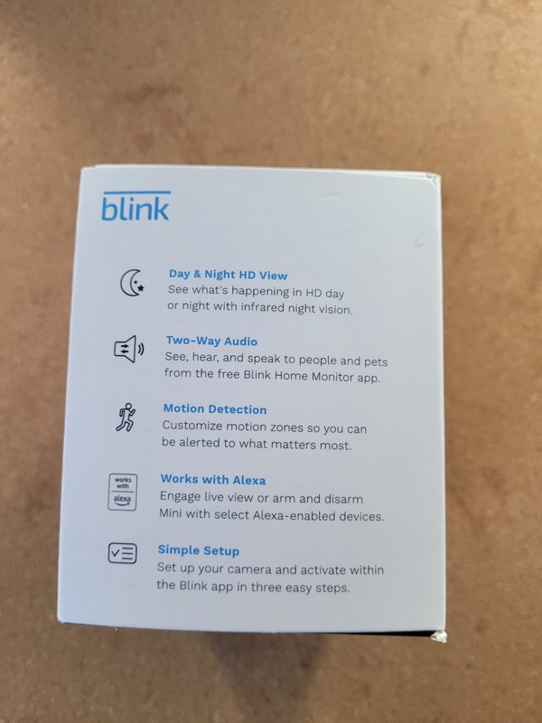 Blink Mini Indoor Plug-In HD Smart Security Camera BCM00300UB gallery