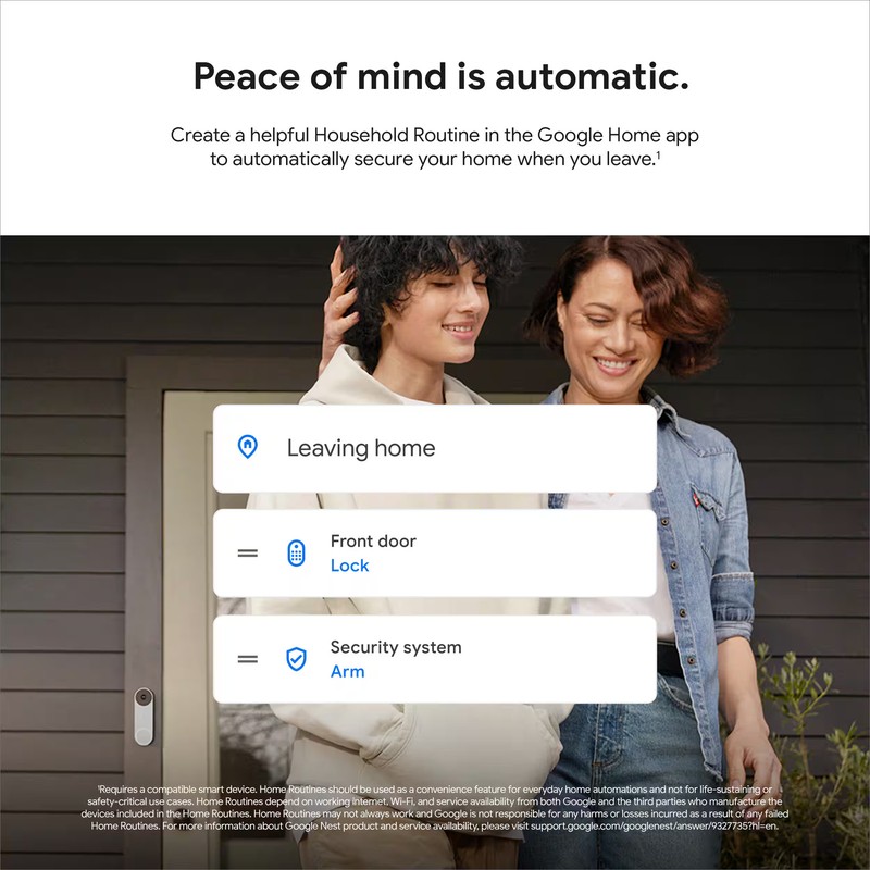Google - Nest Wi-Fi Video Doorbell - Battery Operated - Ivy gallery