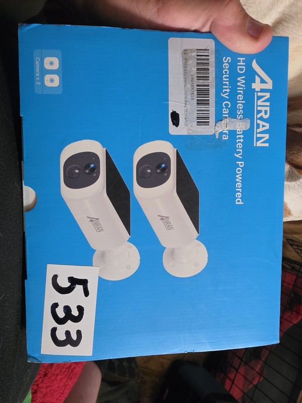 Anran Solar Wireless Security Camera System Brand NIB. 2 PACK